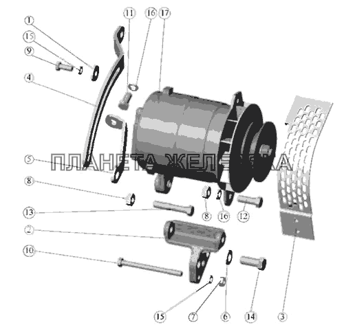 Генератор (для трактора «БЕЛАРУС-80.3/82.3») МТЗ-80 (2009)
